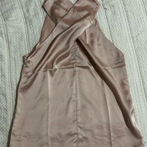 SHEIN Blush Satin Top